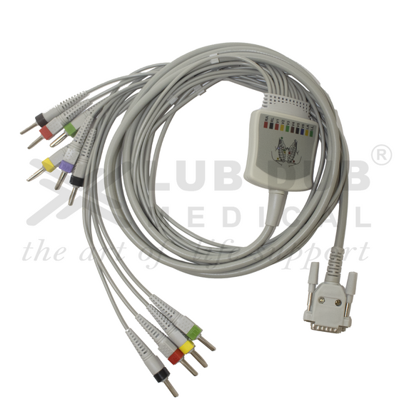 Maestroes compatible ECG patient cable 4 mm banana