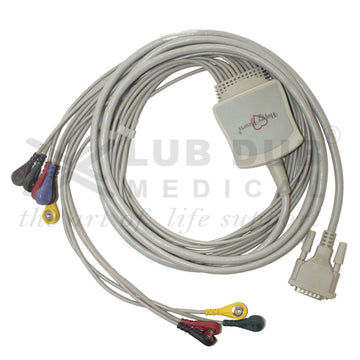10 lead ECG patient cable snap connectors