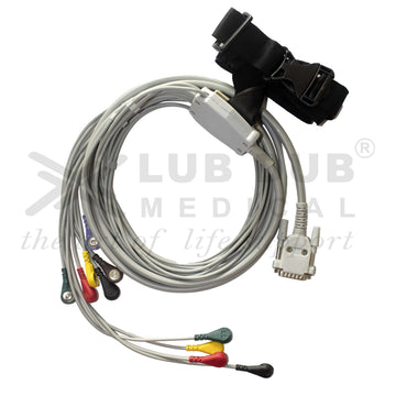 BPL TMT ECG patient cable snap type with dust protection