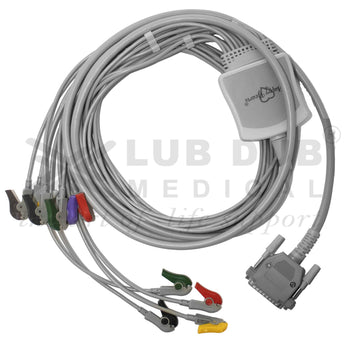 10 lead ECG patient cable clip connectors RMS