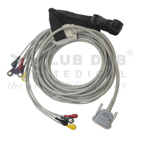 RMS compatible 10 lead ECG cable snap type