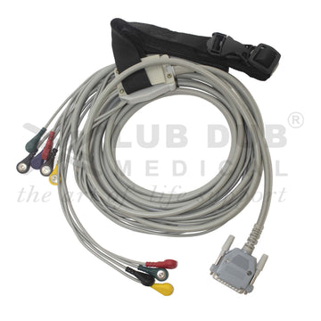 RMS compatible 10 lead ECG cable snap type