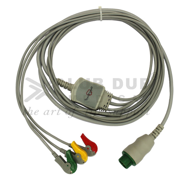 Schiller Elite Patient Monitor ECG Cable Clip Electrodes