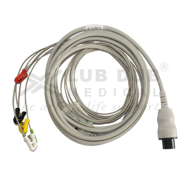 Hospital Neonatal ECG Cable 5 Lead Clip Type