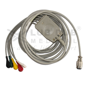 ECG cable with snap connectors BPL 108T