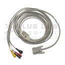 ECG cable with snap connectors Cardiocom 9 pin