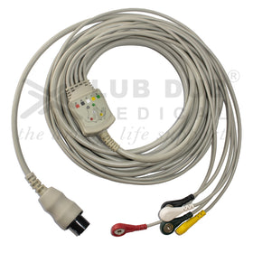 ECG cable with snap connectors Mindray 6 pin
