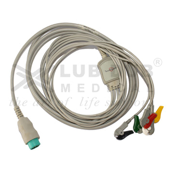 ECG cable with clip connectors Siemens 10 pin