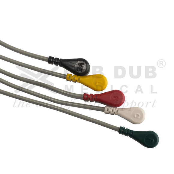 Medical ECG cable snap type L&T monitor
