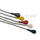 Mindray compatible ECG cable 5 lead snap connector
