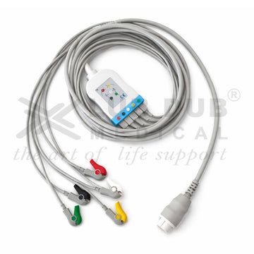 ECG trunk cable with lead clip interface HP 12 pin