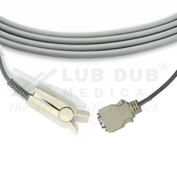 3 meter SpO2 adult clip probe compatible with L&T Planet 30 oximeter device