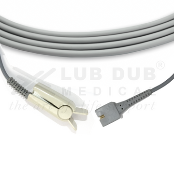 3 meter SpO2 adult clip probe compatible with Nellcor OS DB9 oximeter device