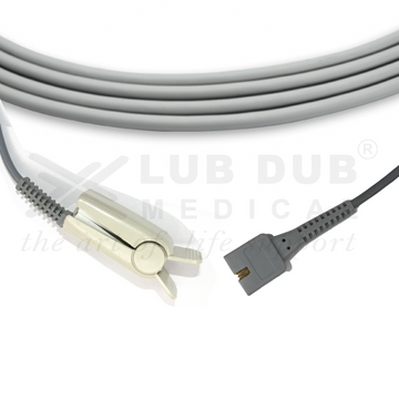 3 meter SpO2 adult clip probe compatible with Nonin DB9 oximeter device