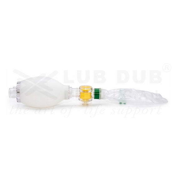 Buy Ambu Bag BVM Resuscitator Pediatric. Self-inflating bag valve mask / manual resuscitator for CPR & emergency ventilation. Fast shipping across India.