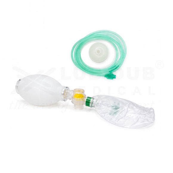 Buy Ambu Bag BVM Resuscitator Pediatric. Self-inflating bag valve mask / manual resuscitator for CPR & emergency ventilation. Fast shipping across India.