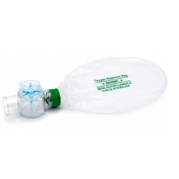 Buy Ambu Bag Reservoir Bag 2600ml. Oxygen reservoir bag for BVM resuscitator / manual ventilation. Fast shipping across India.