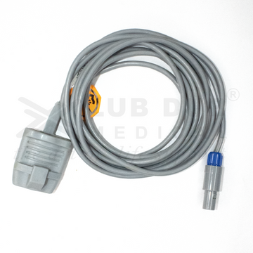 SpO2 Adult 3 Mtr Probe Compatible with BPL Excello 7 Pin S/n Rubber type