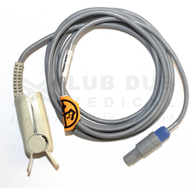SpO2 Adult 3 Mtr Probe Compatible with Hawk 6 Pin D/n Clip Type