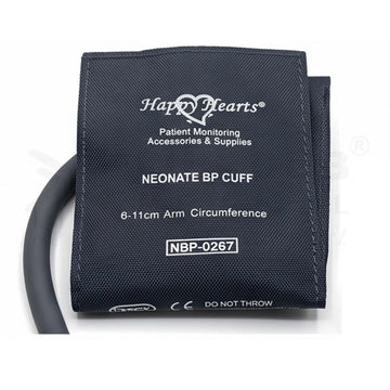 BP Cuff Neonatal Single Tube 6-11 cm Nylon Dark Blue