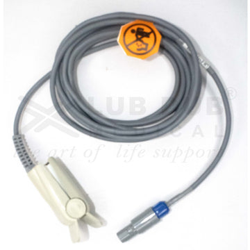 SpO2 Adult 3 Mtr Probe Compatible with Schiller Truscope 7 Pin Clip Type