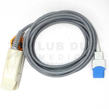 SpO2 Adult 3 Mtr Probe Compatible with SpaceLab 10 Pin Os Clip Type