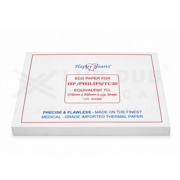 ECG Paper HP PageWriter 210 x 300 mm – 200 Sheets