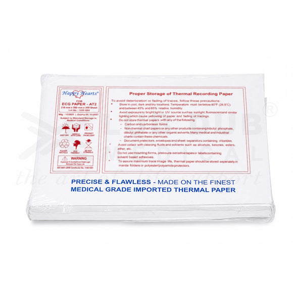 ECG Paper Schiller AT-2 210 x 280 mm | 200 Sheets