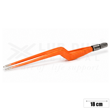 Non Stick Bipolar Forceps Bayonet 18cm 1.0mm Ger