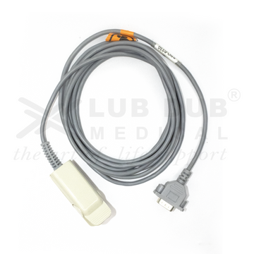 SpO2 Adult 3 Mtr Probe Compatible with Nellcor Os DB9 M Clip type