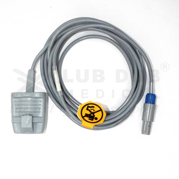 SpO2 Adult 3 Mtr Probe Compatible with Aspen 6 Pin D/n Rubber type