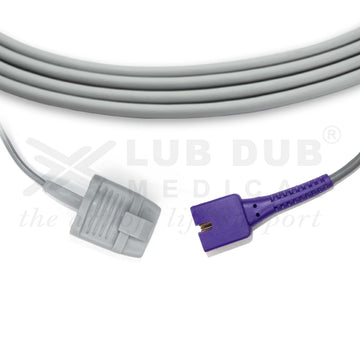 SpO2 Adult  3 Mtr Probe Compatible with Nellcor  DB9 Om  Rubber type - 0