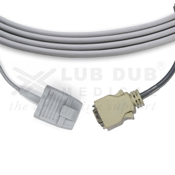 SpO2 Adult 3 Mtr Probe Compatible with Nellcor Os 3m Connector Rubber Type - 0