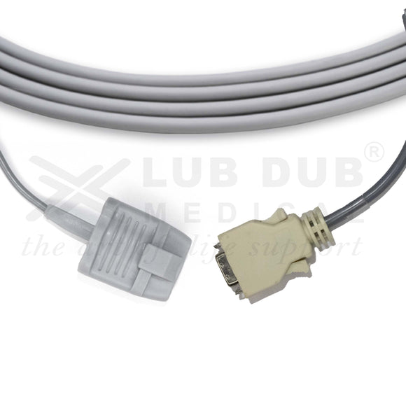 SpO2 Adult 3 Mtr Probe Compatible with Nellcor Os 3m Connector Rubber Type