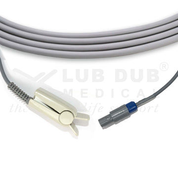 SpO2 Adult 3 Mtr Probe Compatible with Schiller Truscope 7 Pin Clip Type - 0