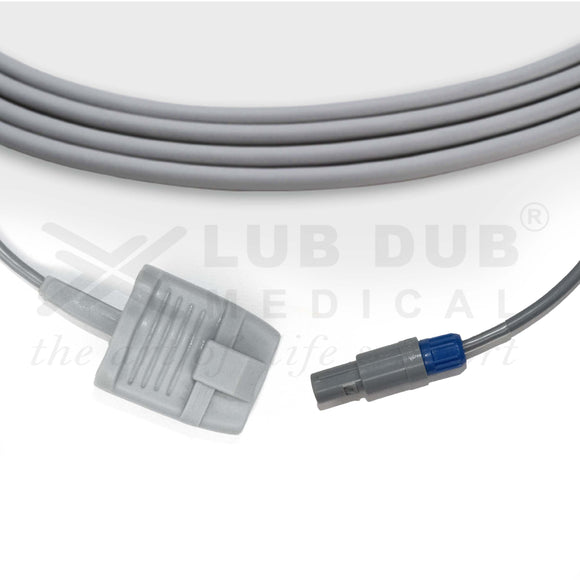 SpO2 Adult 3 Mtr Probe Compatible with BLT 5 Pin S/n Rubber type