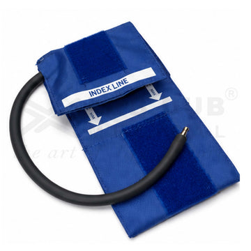 Reusable NIBP Cuff Happy Hearts Pediatric Single Tube Royal Blue 14-21cm (LDM) - 0