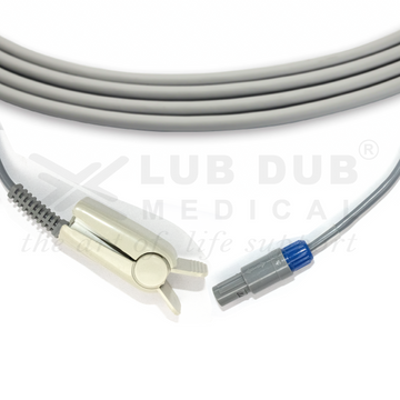 Spo2 Adult 3 Mtr Probe Compatible with Aspen 6 Pin D/n Clip type - 0