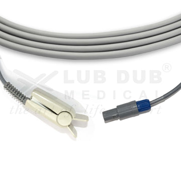 SpO2 Adult 3 Mtr Probe Compatible with Schiller Truscope II 8 Pin Clip Type - 0