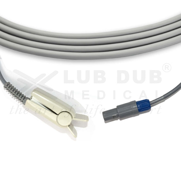 SpO2 Adult 3 Mtr Probe Compatible with Schiller Truscope II 8 Pin Clip Type