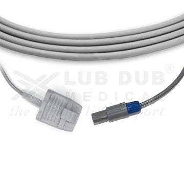 SpO2 Adult 3 Mtr Probe Compatible with Aspen 6 Pin S/n Rubber type - 0