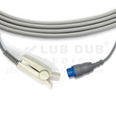 SpO2 Adult 3 Mtr Probe compatible with Schiller Truscope Mini Digital 12 pin(8) D Clip type-2