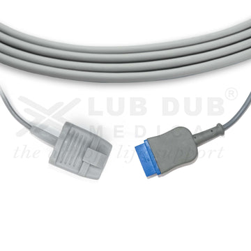 SpO2 Adult 3 Mtr Probe Compatible with GE Dash OM Pin Rubber Type - 0