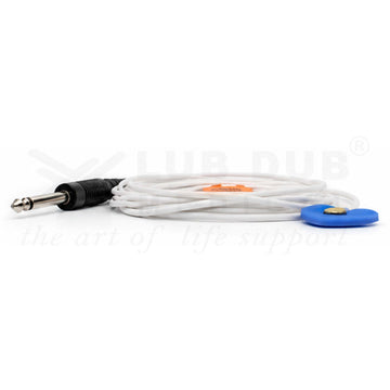 Temperature Probe Compatible with L&T/Mindray/Spacelabs/HP/ Schiller Mono Jack YSI 400 Skin - 0