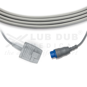 SpO2 Adult  3 Mtr Probe Compatible with Schiller Truscope Mini Nellcor Rubber type - 0
