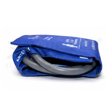 Reusable NIBP Cuff Happy Hearts Pediatric Double Tube Royal Blue 14-21 cm (LDM) - 0