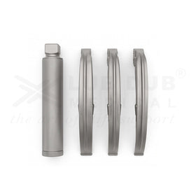 Laryngoscope Set Mac Adult Handle with Blade Size : 2,3,4 - 0