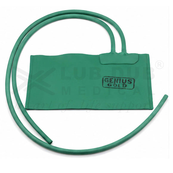 Adult BP Rubber Bladder Double Tube for Manual BP Aparatus Green