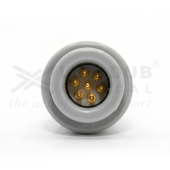 SpO2 Adult 3 Mtr Probe Compatible with BPL Excello 7 Pin S/n Rubber type