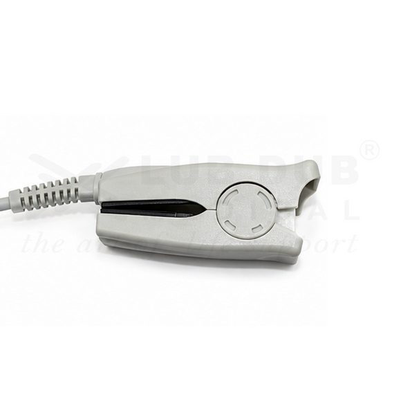 SpO2 Y Cum 3 Mtr Probe Compatible with Vivek 6 Pin EarClip Type